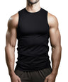 Brisira 2-Pack Men Coolmax Sleeveless Muscle Vest Fitness Workout Athletic Compression Shirt Size S to 2XL