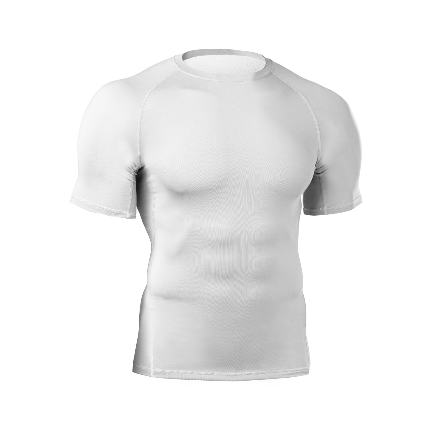 Brisira Men Coolmax Baselayer Compression Shirt Gym Athletic Workout Short-Sleeve Cool Dry Size S to 2XL