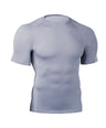 Brisira Men Coolmax Baselayer Compression Shirt Gym Athletic Workout Short-Sleeve Cool Dry Size S to 2XL